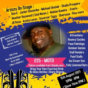 Live Streaming Tickets for the LOCKDOWN FAMILY LIVE MUSIC Festival Celebrating LEATHON’S 50TH BIRTHDAY